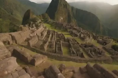 Paisaje encantador con Machu Picchu