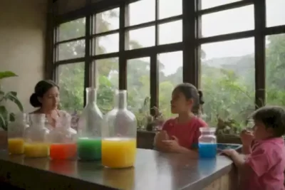 Museo de química en América Latina con coloridos experimentos